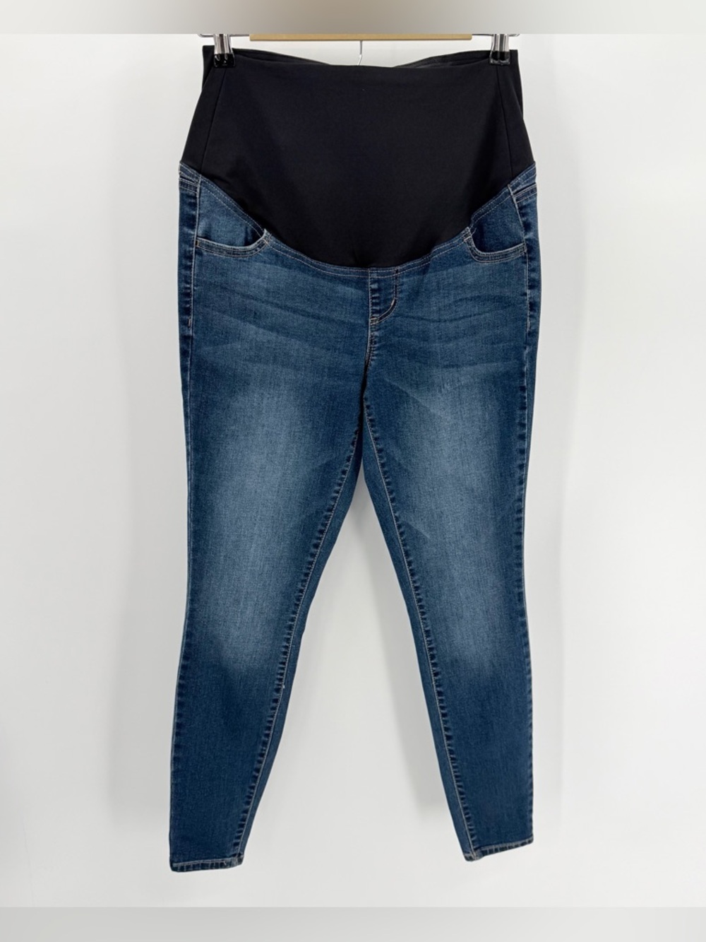 Maurice’s Maternity Jeans Women’s S Blue Stretch Denim Skinny Slim Leg Unworn